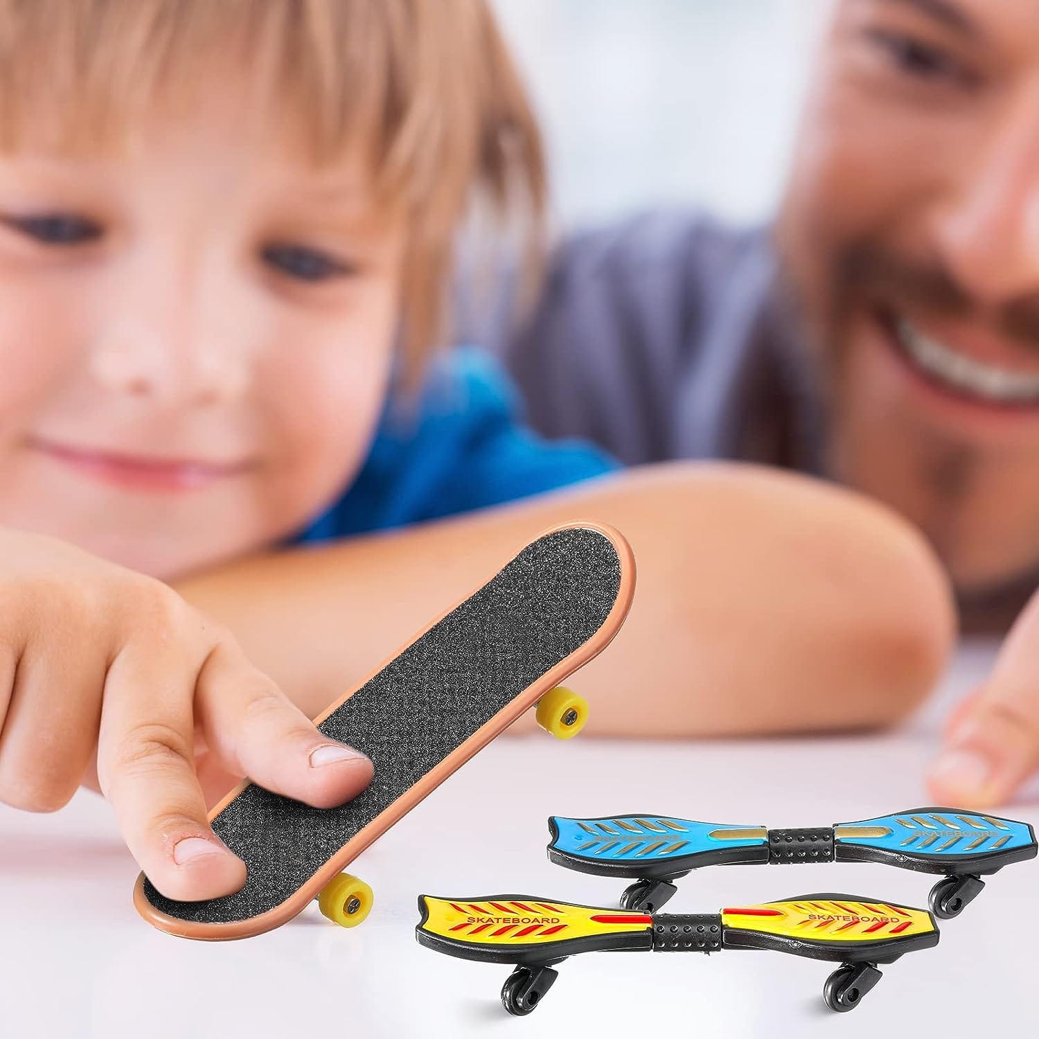 17 Pieces Finger Skateboard Ramp Set Skate Park Kit Ramp Parts Set Mini Finger Toys Set Finger Bike Skate Park Kit with Replacement Wheels and Tools for Kids Party Favor (Classic Color) 17 Pieces Finger Skateboard Ramp Set Skate Park Kit Ramp Parts Set Mini Finger Toys Set Finger Bike Skate Park Kit with Replacement Wheels and Tools for Kids Party Favor (Classic Color)