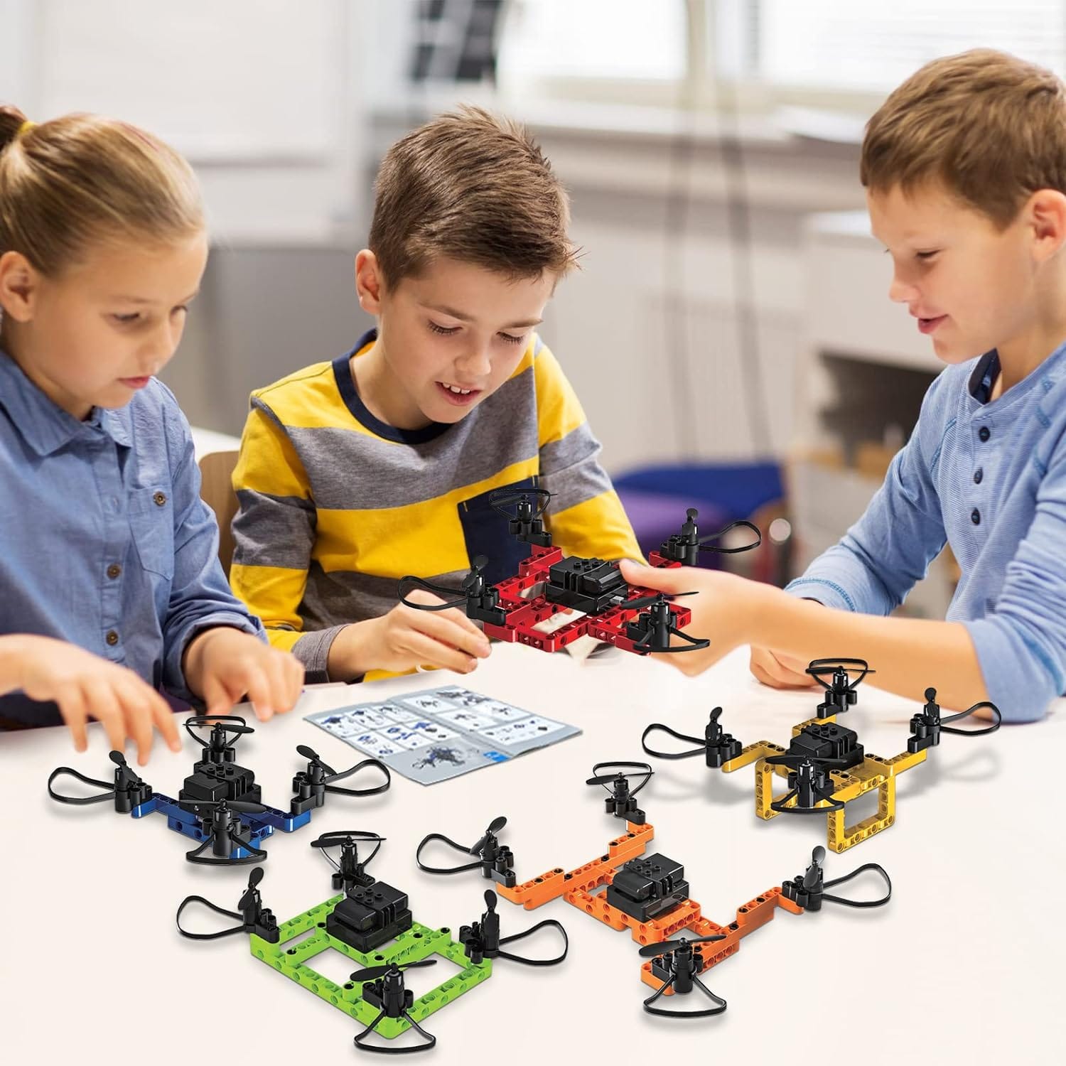 5-in-1 STEM Educational Science Kits, Building Toys with Easy-to-Fly DIY Drone and Remote Control Mini Drones for Kids - Perfect Toys Gifts for Boys and Girls, Ideal for Family Activities, Birthday Christmas Gifts, School Activities, Students, and Teens (Ages 5-7, 5-9, 8-12, 10+) 5-in-1 STEM Educational Science Kits, Building Toys with Easy-to-Fly DIY Drone and Remote Control Mini Drones for Kids - Perfect Toys Gifts for Boys and Girls, Ideal for Family Activities, Birthday Christmas Gifts, School Activities, Students, and Teens (Ages 5-7, 5-9, 8-12, 10+)