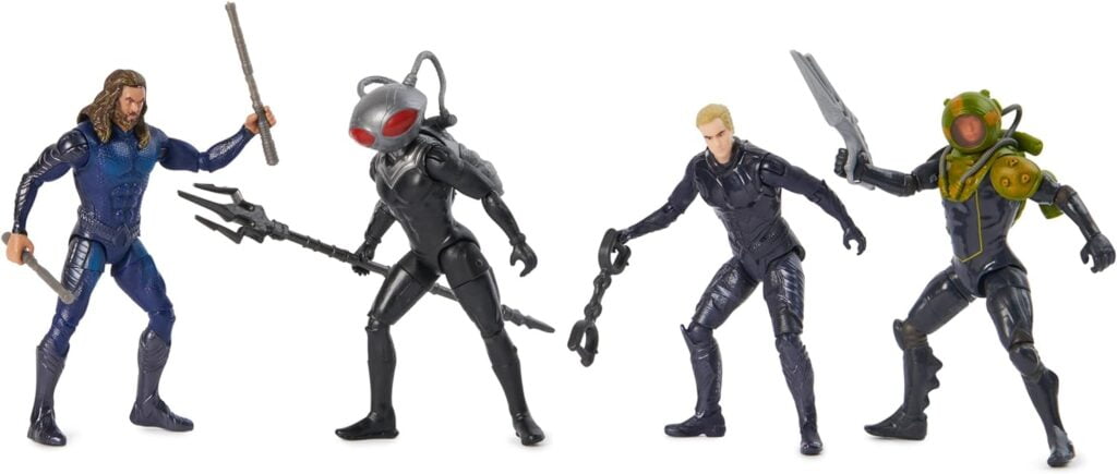 Aquaman DC Comics, Volcanic Island Pack (Amazon Exclusive), 4 Collectible 4-Inch Action Figures with Accessories, Movie Styling, Collectible Superhero Kids Toys for Boys and Girls, Ages 3+ Aquaman DC Comics, Volcanic Island Pack (Amazon Exclusive), 4 Collectible 4-Inch Action Figures with Accessories, Movie Styling, Collectible Superhero Kids Toys for Boys and Girls, Ages 3+