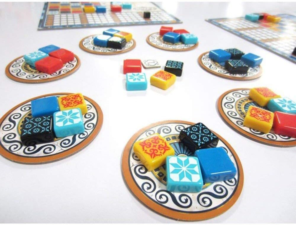 Azul Board Game - Strategic Tile-Placement Game for Family Fun, Great Game for Kids and Adults, Ages 8+, 2-4 Players, 30-45 Minute Playtime, Made by Next Move Games Azul Board Game - Strategic Tile-Placement Game for Family Fun, Great Game for Kids and Adults, Ages 8+, 2-4 Players, 30-45 Minute Playtime, Made by Next Move Games