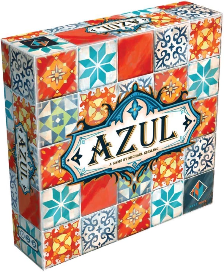 Azul Board Game - Strategic Tile-Placement Game for Family Fun, Great Game for Kids and Adults, Ages 8+, 2-4 Players, 30-45 Minute Playtime, Made by Next Move Games Azul Board Game - Strategic Tile-Placement Game for Family Fun, Great Game for Kids and Adults, Ages 8+, 2-4 Players, 30-45 Minute Playtime, Made by Next Move Games