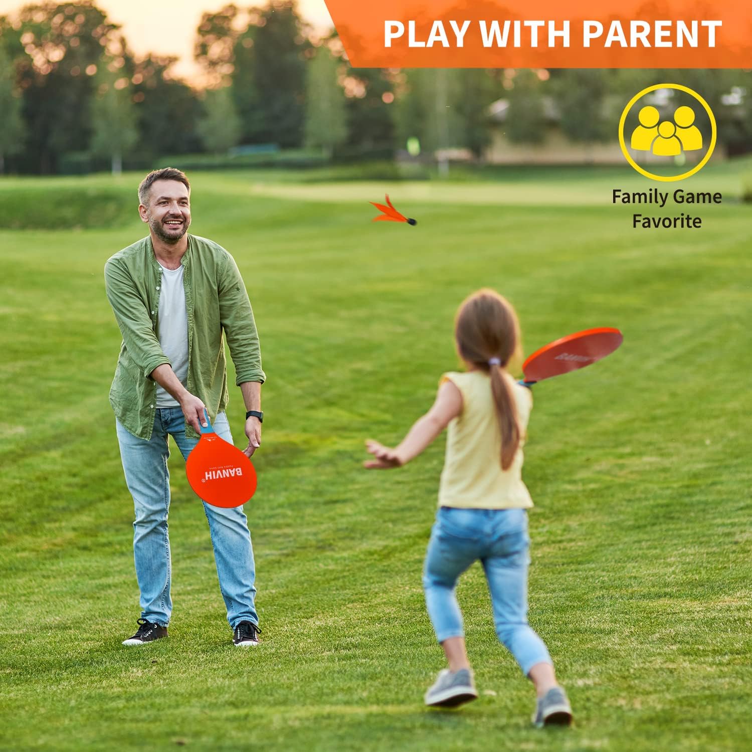 Badminton Set 4 Rackets, Outdoor Paddle Ball Game for Kids, Teens, Adults, and Family, for Beach, Yard, Lawn, Camping, Stocking Stuffers for Men, for Halloween Activities Party Gifts Toys Badminton Set 4 Rackets, Outdoor Paddle Ball Game for Kids, Teens, Adults, and Family, for Beach, Yard, Lawn, Camping, Stocking Stuffers for Men, for Halloween Activities Party Gifts Toys