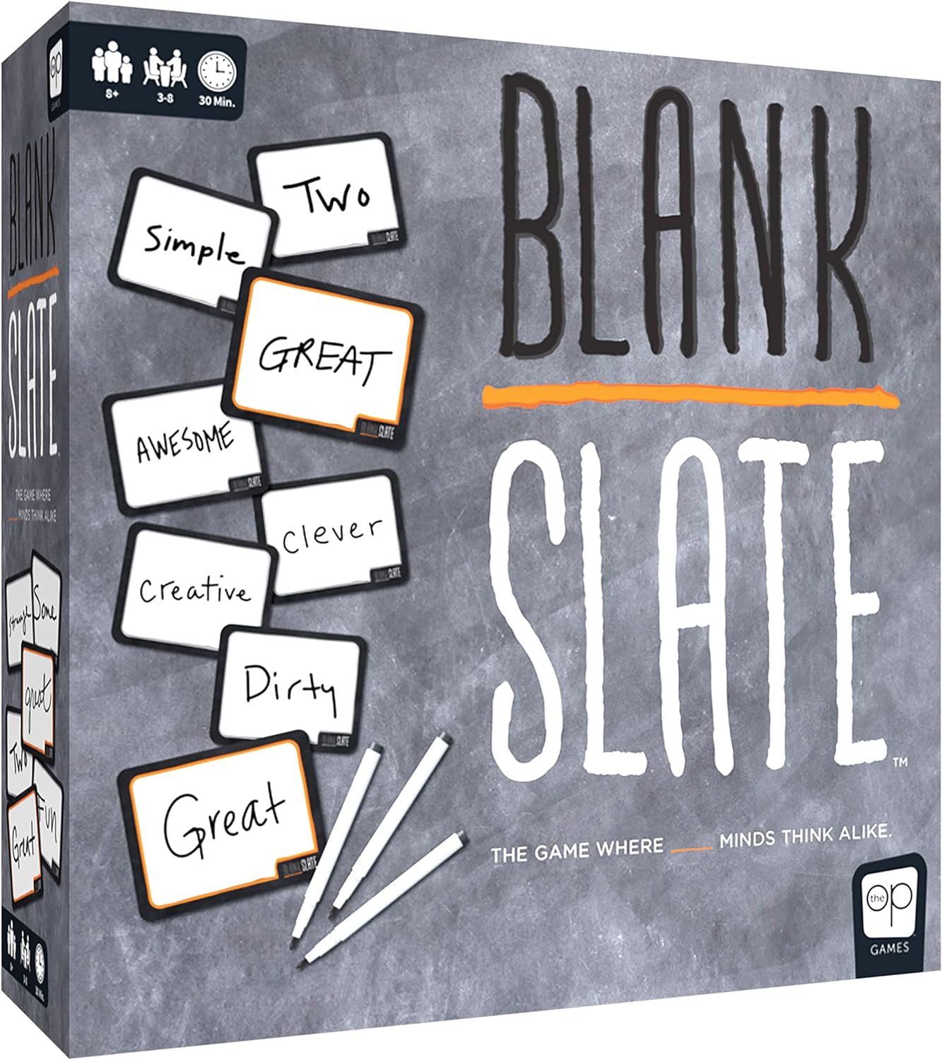 BLANK SLATE™ - The Game Where Great Minds Think Alike | Fun Family Friendly Word Association Party Game, 3 to 8 players BLANK SLATE™ - The Game Where Great Minds Think Alike | Fun Family Friendly Word Association Party Game, 3 to 8 players