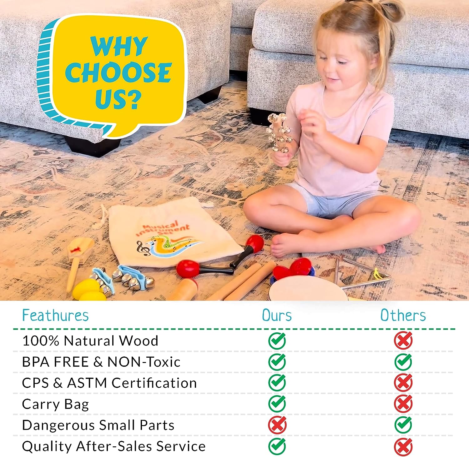 Boxiki kids Musical Instruments Set of 16 PCS - Toddler Educational Musical Percussion for Kids - with Tambourine, Maracas Castanets More to Fine Motor Skills - 3+ Years Olds : Toys Games Boxiki kids Musical Instruments Set of 16 PCS - Toddler Educational Musical Percussion for Kids - with Tambourine, Maracas Castanets More to Fine Motor Skills - 3+ Years Olds : Toys Games