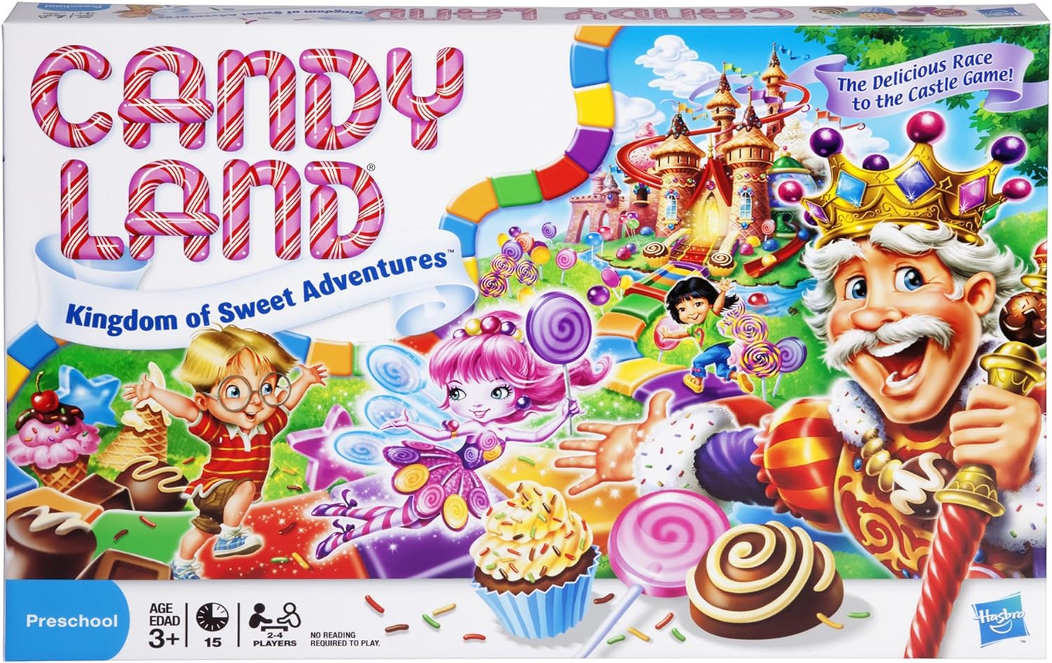 Candy Land: Kingdom of Sweet Adventures Kids Board Game, Preschool Games for 2-4 Players, Kids Board Games, Preschool Games, Ages 3 and Up (Amazon Exclusive) Candy Land: Kingdom of Sweet Adventures Kids Board Game, Preschool Games for 2-4 Players, Kids Board Games, Preschool Games, Ages 3 and Up (Amazon Exclusive)