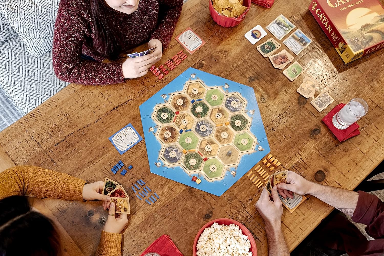 Catan (Base Game) Adventure Board Game for Adults and Family | Ages 10+ | for 3 to 4 Players | Average Playtime 60 Minutes | Made by Catan Studio : Toys Games Catan (Base Game) Adventure Board Game for Adults and Family | Ages 10+ | for 3 to 4 Players | Average Playtime 60 Minutes | Made by Catan Studio : Toys Games