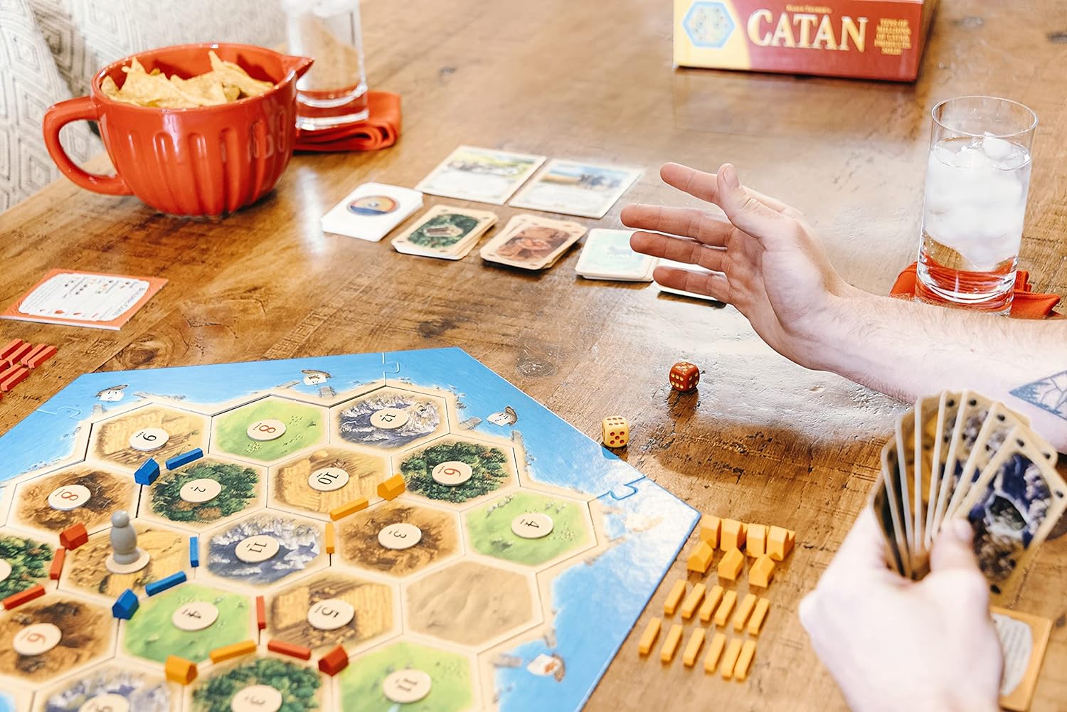 Catan (Base Game) Adventure Board Game for Adults and Family | Ages 10+ | for 3 to 4 Players | Average Playtime 60 Minutes | Made by Catan Studio : Toys Games Catan (Base Game) Adventure Board Game for Adults and Family | Ages 10+ | for 3 to 4 Players | Average Playtime 60 Minutes | Made by Catan Studio : Toys Games