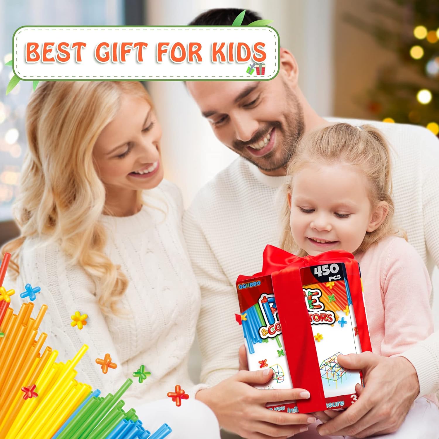 Creative Straw STEM Building Toys 450Pcs Aged for 3 4 5 6 7+ Preschool Kids Constructor Toy Thin Tube Toy DIY Educational Interlocking Plastic Engineering Toys Kit for Boys and Girls Gift Creative Straw STEM Building Toys 450Pcs Aged for 3 4 5 6 7+ Preschool Kids Constructor Toy Thin Tube Toy DIY Educational Interlocking Plastic Engineering Toys Kit for Boys and Girls Gift