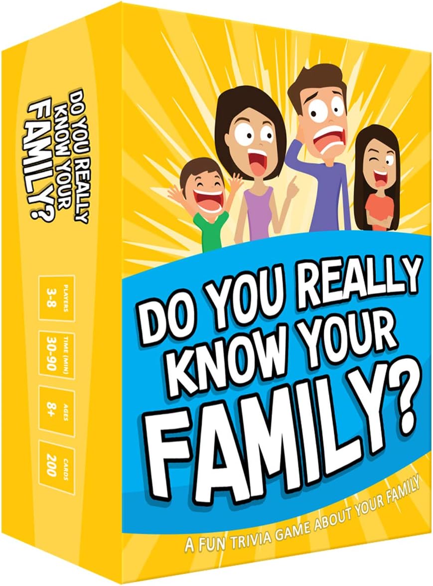 Do You Really Know Your Family? A Fun Family Game Filled with Conversation Starters and Challenges - Great for Kids, Teens and Adults Do You Really Know Your Family? A Fun Family Game Filled with Conversation Starters and Challenges - Great for Kids, Teens and Adults