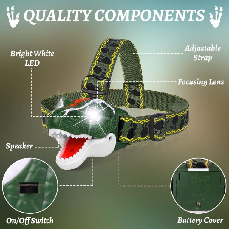 DX DA XIN Dinosaur LED Headlamp T-Rex for Kids Flashlights Camping Gear Review
