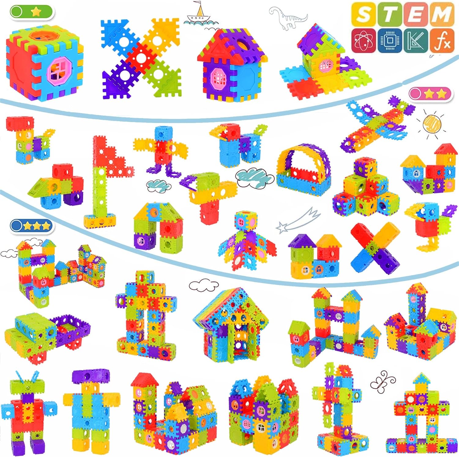 FUBAODA Building Blocks Review Play Puddles