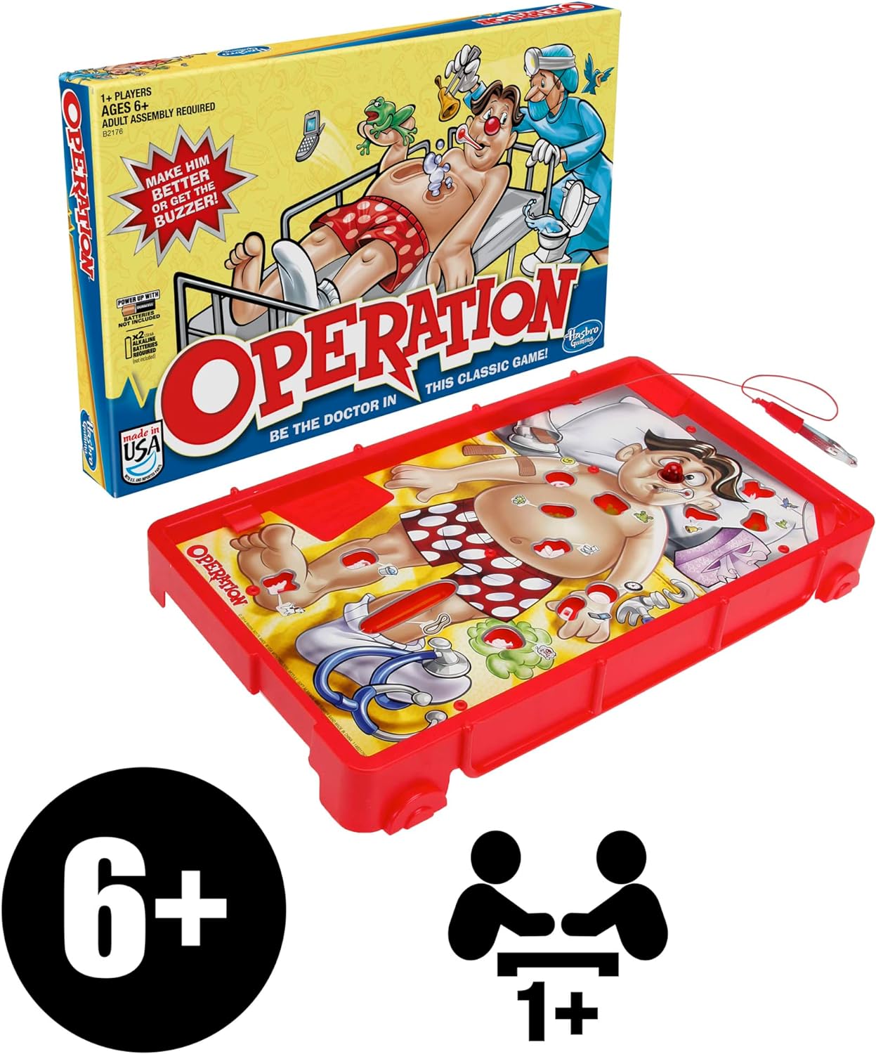 Hasbro Gaming Classic Operation Game Hasbro Gaming Classic Operation Game