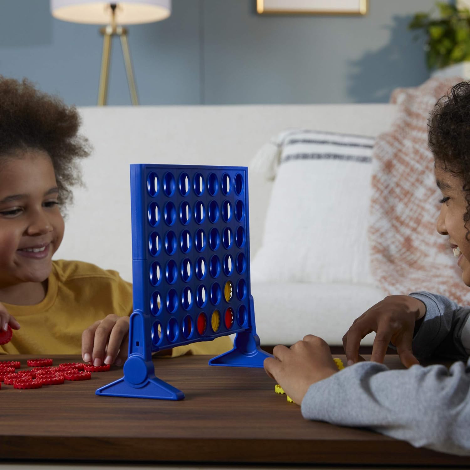 Hasbro Gaming Connect 4 Classic Grid,4 in a Row Game,Strategy Board Games for Kids,2 Player .for Family and Kids,Ages 6 and Up Hasbro Gaming Connect 4 Classic Grid,4 in a Row Game,Strategy Board Games for Kids,2 Player .for Family and Kids,Ages 6 and Up