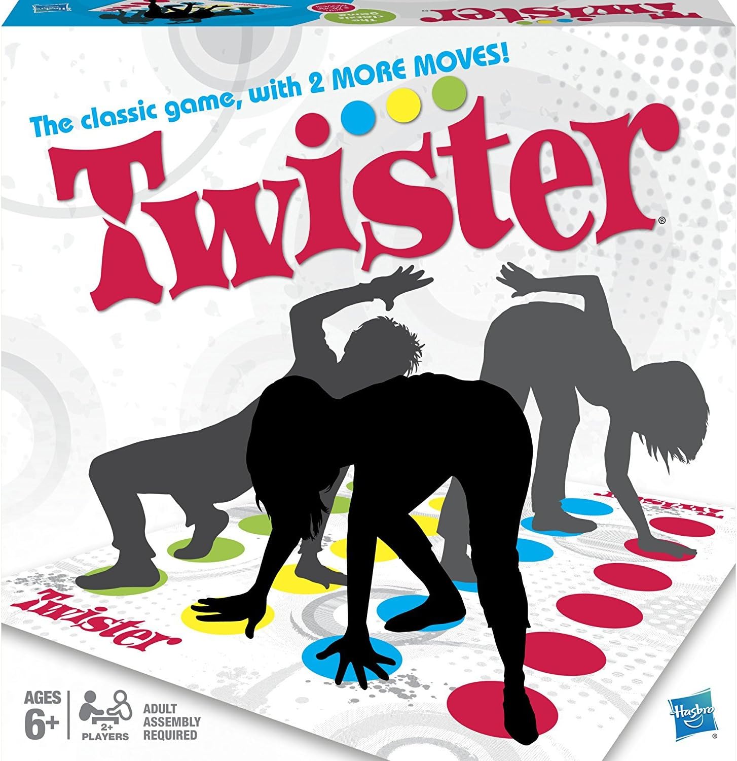 Hasbro Twister Party Classic Board Game for 2 or More Players,Indoor and Outdoor Game for Kids 6 and Up,Packaging May Vary Hasbro Twister Party Classic Board Game for 2 or More Players,Indoor and Outdoor Game for Kids 6 and Up,Packaging May Vary