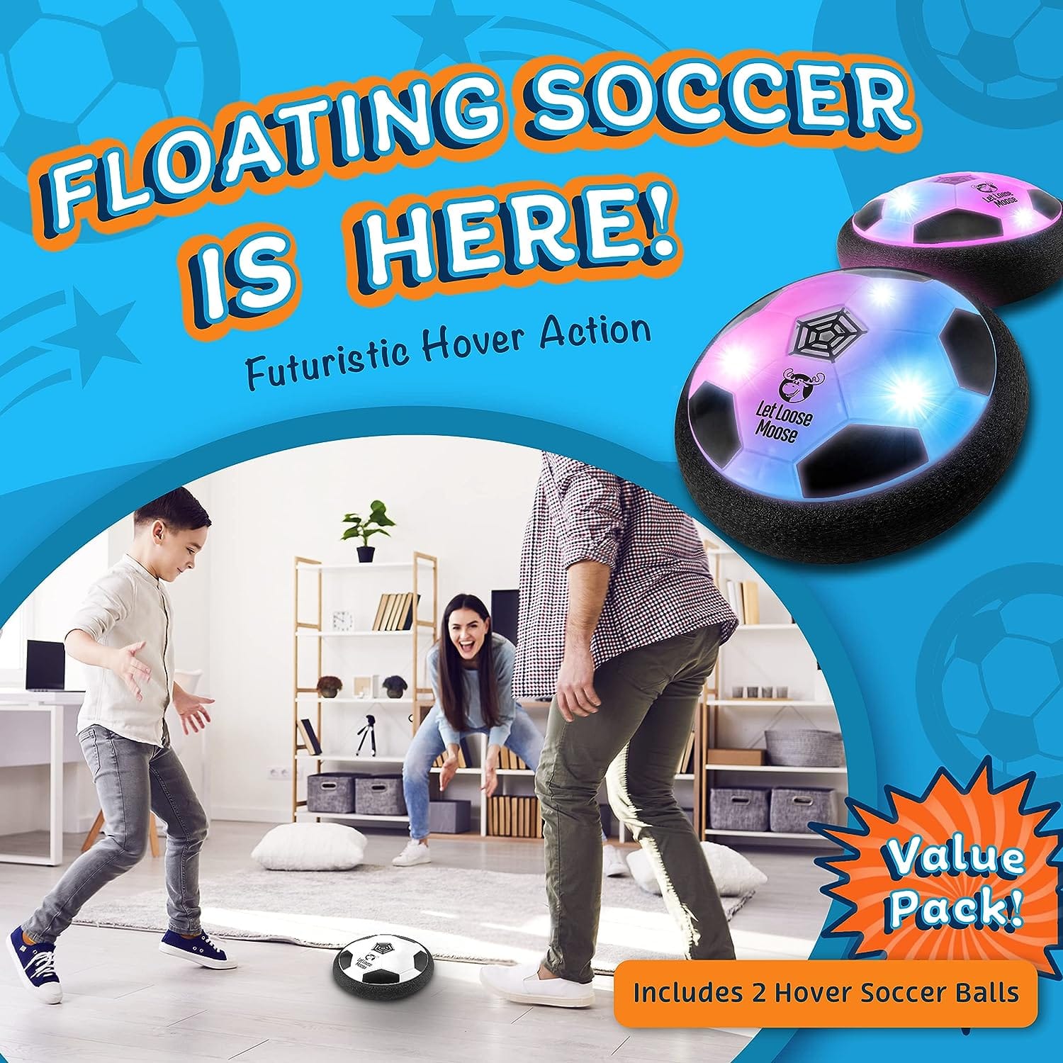 Hover Soccer Ball, Set of 2 Light Up LED Soccer Ball Toys, Safe For Indoor Play, Fun Toy For Boys and Girls, Great Gift for Kids, Birthday Gifts for Young Boys and Girls, Fun Soccer Training Equipment Hover Soccer Ball, Set of 2 Light Up LED Soccer Ball Toys, Safe For Indoor Play, Fun Toy For Boys and Girls, Great Gift for Kids, Birthday Gifts for Young Boys and Girls, Fun Soccer Training Equipment