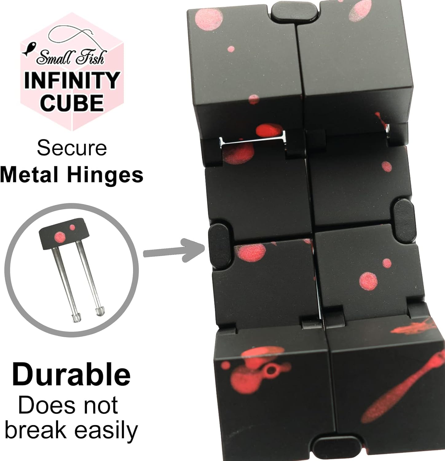 Infinity Cube Fidget Toy, Sensory Tool EDC Fidgeting Game for Kids and Adults, Cool Mini Gadget Best for Stress and Anxiety Relief and Kill Time, Unique Idea That is Light on The Fingers and Hands