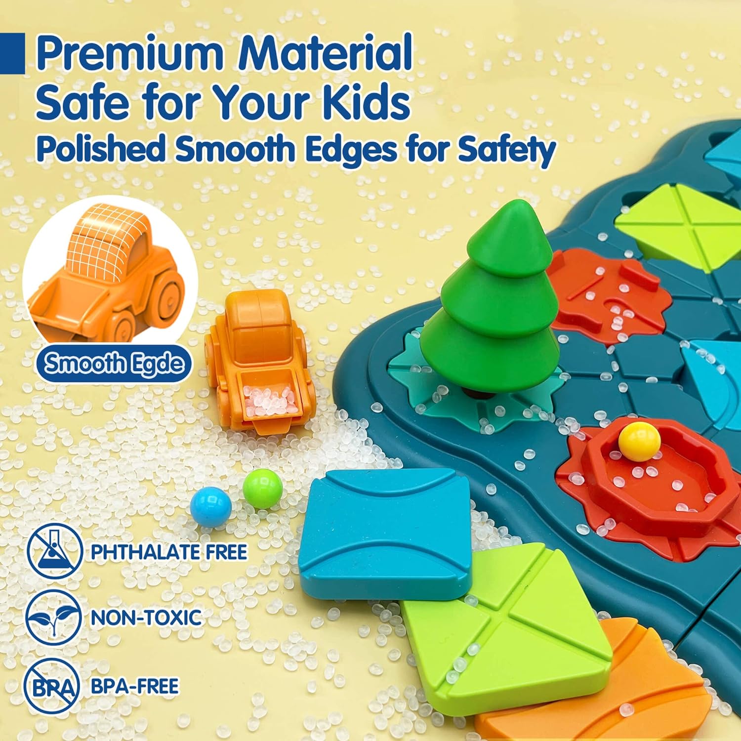 Kids Toys STEM Board Games - Smart Logical Road Builder Brain Teasers Puzzles for 3 to 4 5 6 7 Year Old Boys Girls, Educational Montessori Birthday Gifts for Ages 3-5 Preschool Classroom Learning Kids Toys STEM Board Games - Smart Logical Road Builder Brain Teasers Puzzles for 3 to 4 5 6 7 Year Old Boys Girls, Educational Montessori Birthday Gifts for Ages 3-5 Preschool Classroom Learning