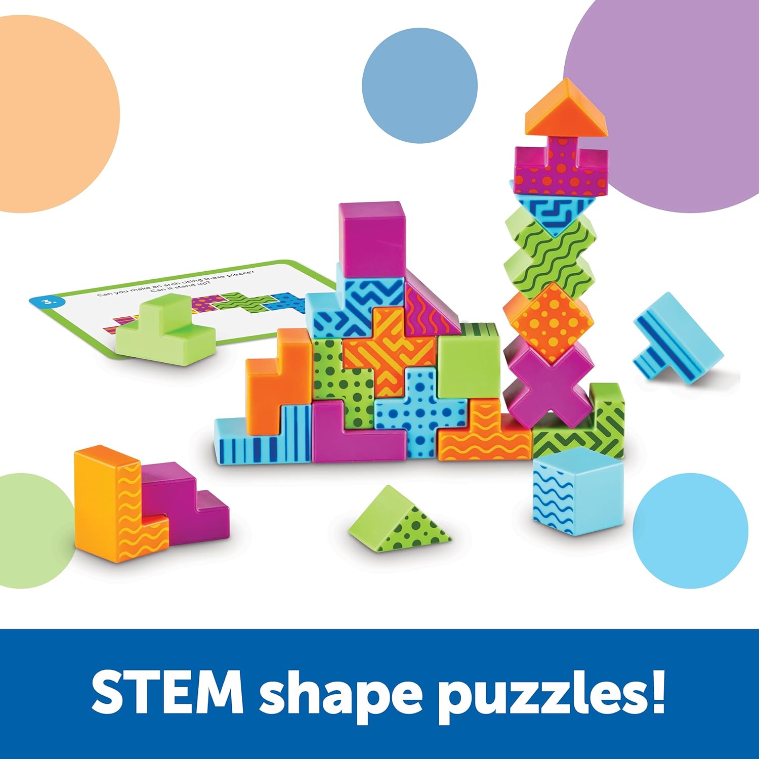 Learning Resources STEM Explorers Brainometry - 34 Pieces, Ages 5+ STEM Toys for Kids, Brain Teaser Toys and Games, Kindergarten Games : Toys Games