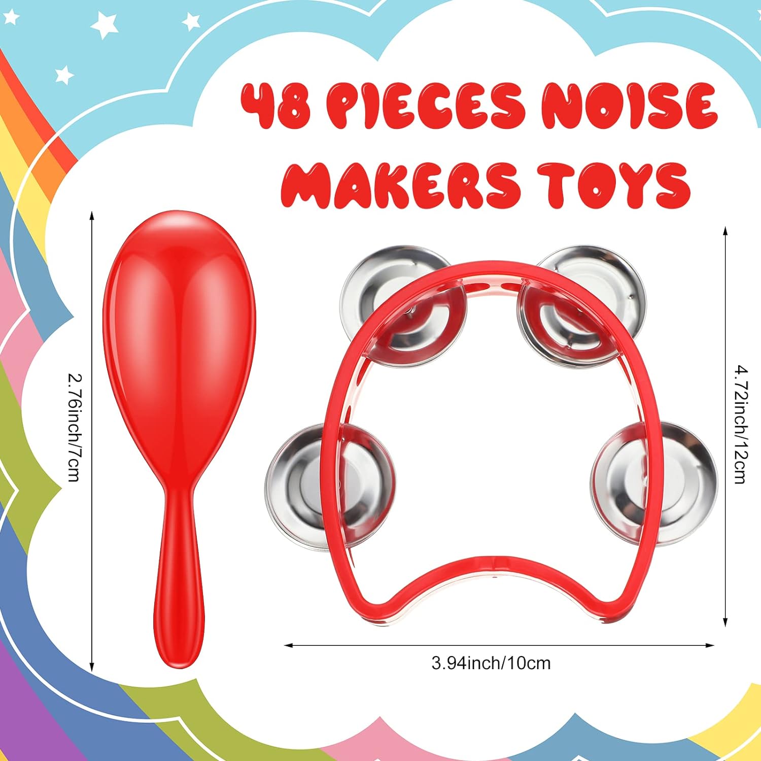 Libima 48 Pcs Shaker Musical Instruments Including 24 Pcs Plastic Percussion Tambourines 24 Pcs Mini Neon Maracas Shakers Half Moon Shape Handheld Tambourine Noise Makers Hand Held Musical Instruments Libima 48 Pcs Shaker Musical Instruments Including 24 Pcs Plastic Percussion Tambourines 24 Pcs Mini Neon Maracas Shakers Half Moon Shape Handheld Tambourine Noise Makers Hand Held Musical Instruments