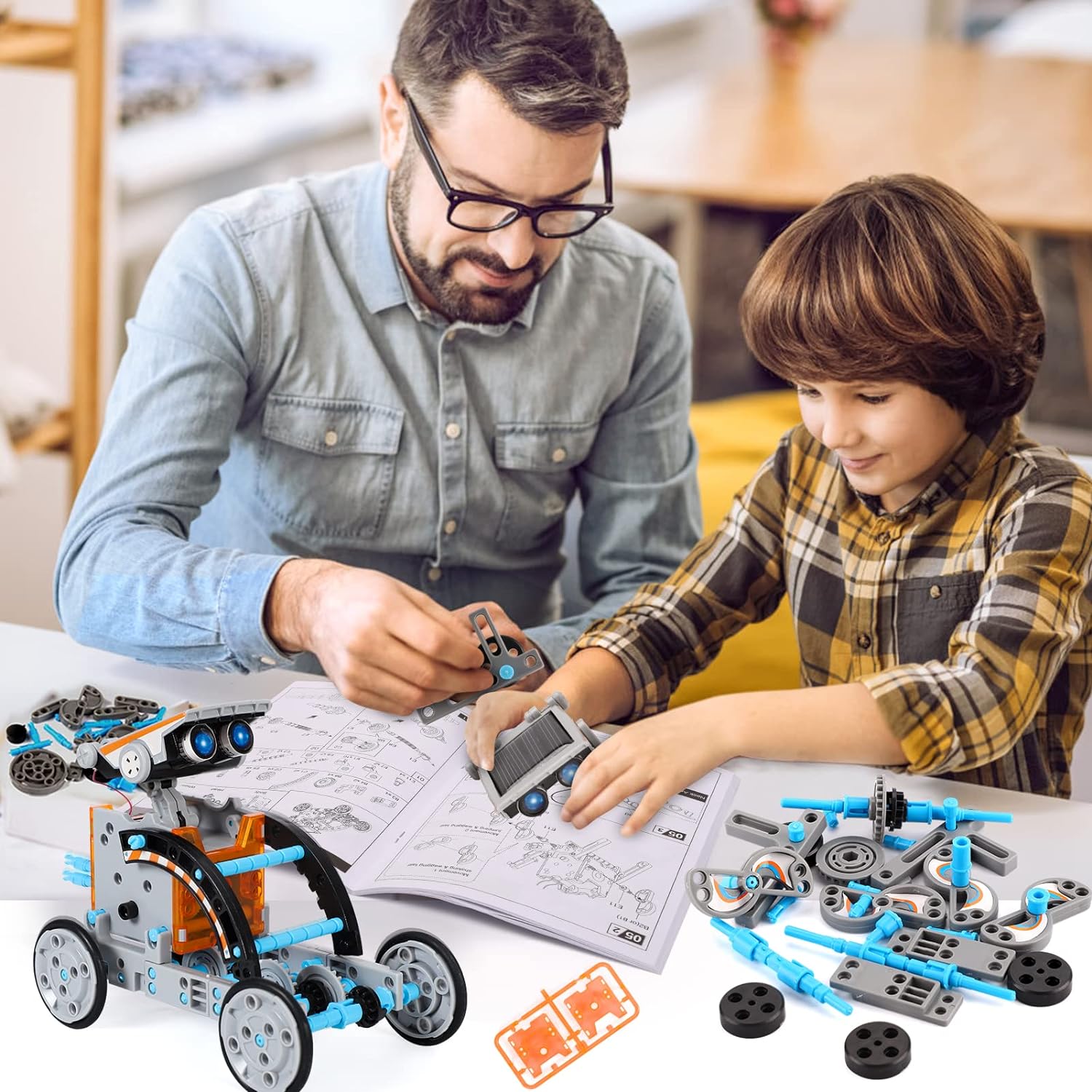 Lucky Doug 12-in-1 STEM Solar Robot Kit Toys Gifts for Kids 8 9 10 11 12 13 Years Old, Educational Building Science Experiment Set Birthday for Kids Boys Girls Lucky Doug 12-in-1 STEM Solar Robot Kit Toys Gifts for Kids 8 9 10 11 12 13 Years Old, Educational Building Science Experiment Set Birthday for Kids Boys Girls