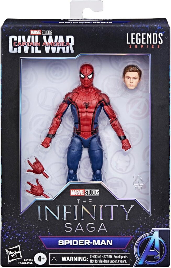 Marvel Hasbro Legends Series Spider-Man, Captain America: Civil War Collectible 6 Inch Action Figures, Legends Action Figures Marvel Hasbro Legends Series Spider-Man, Captain America: Civil War Collectible 6 Inch Action Figures, Legends Action Figures