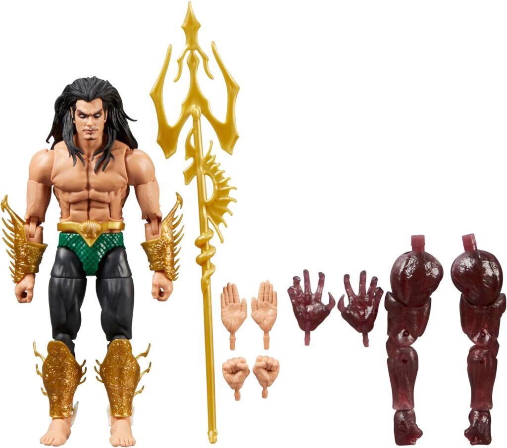Marvel Legends Series Namor, Comics Collectible 6-Inch Action Figure Marvel Legends Series Namor, Comics Collectible 6-Inch Action Figure
