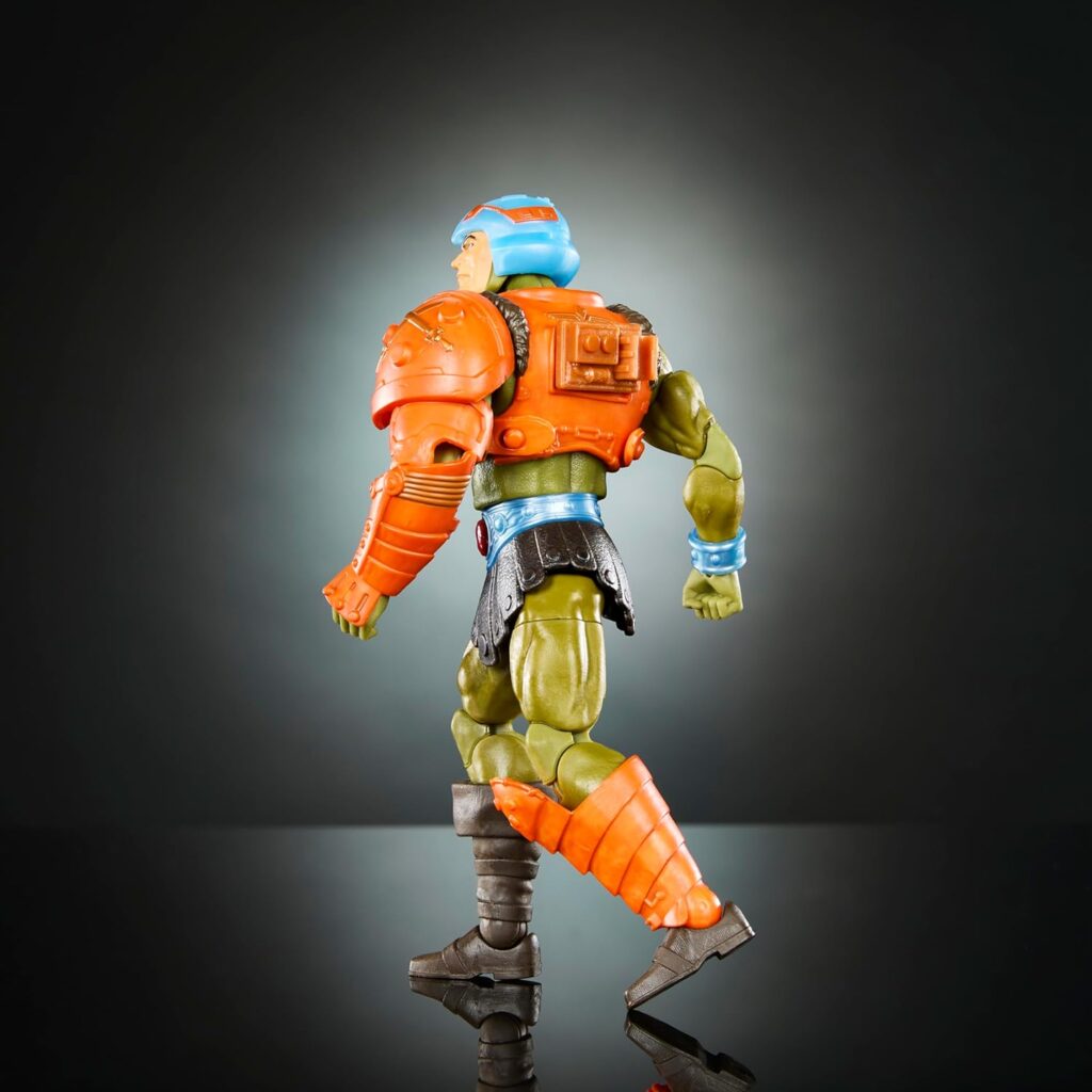 Masters of the Universe Masterverse New Eternia Man-At-Arms Action Figure, 30 Articulations, Swappable Head, Hands Mace, MOTU Toy Masters of the Universe Masterverse New Eternia Man-At-Arms Action Figure, 30 Articulations, Swappable Head, Hands Mace, MOTU Toy