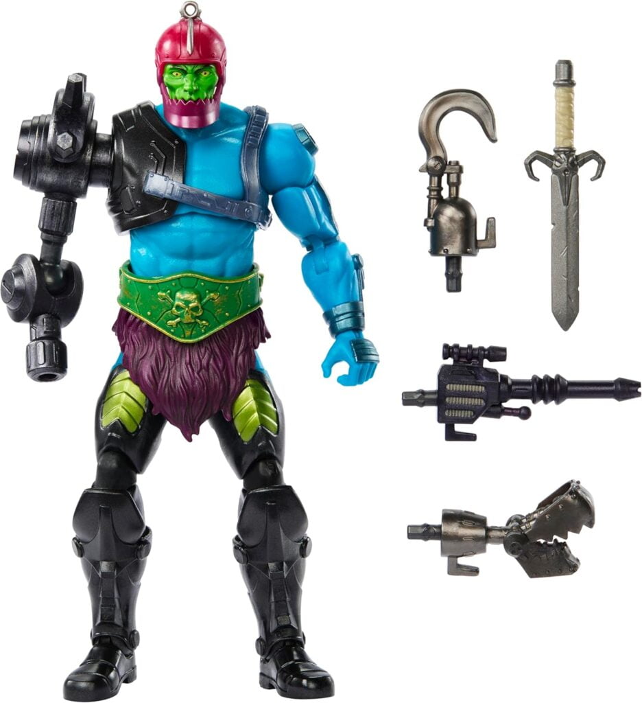 Masters of the Universe Masterverse New Eternia Trap Jaw Action Figure, Deluxe Collectible with 30 Articulations Multiple Accessories, MOTU Toy