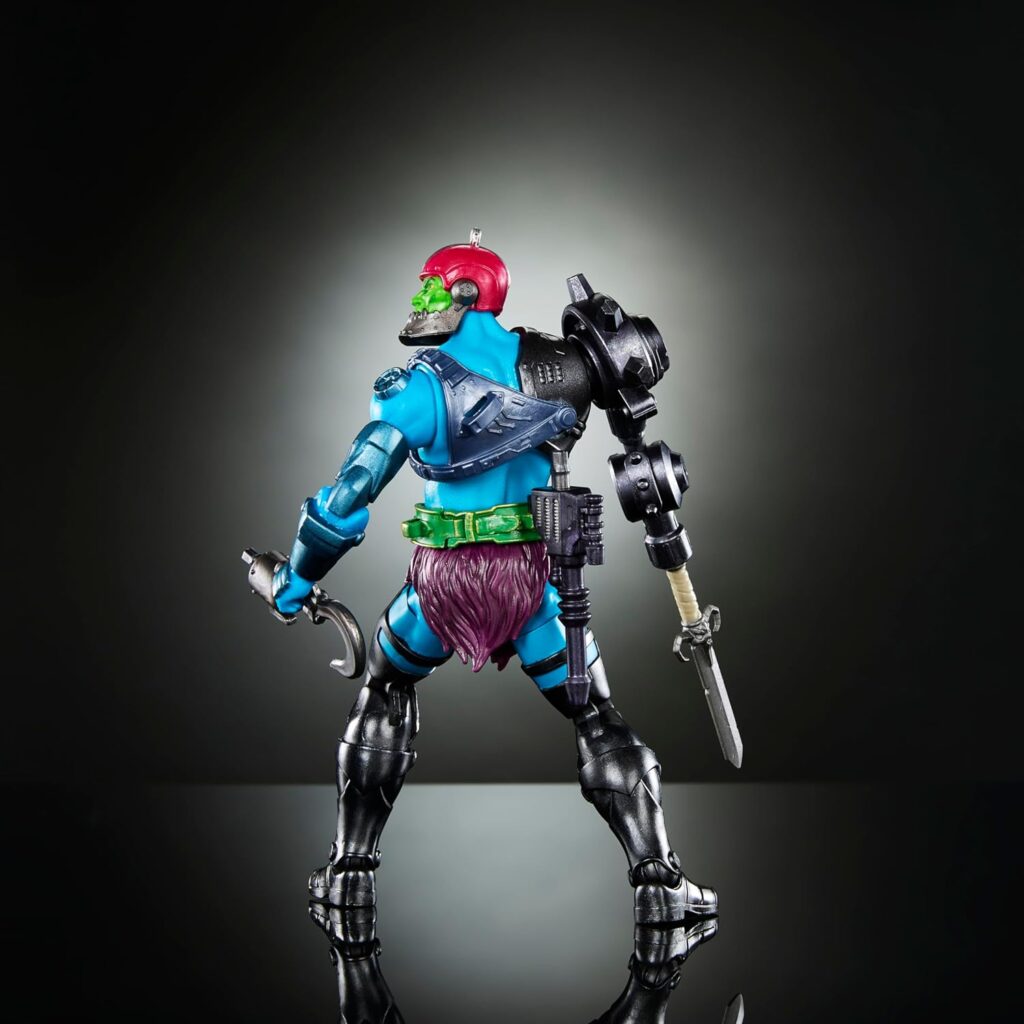 Masters of the Universe Masterverse New Eternia Trap Jaw Action Figure, Deluxe Collectible with 30 Articulations Multiple Accessories, MOTU Toy