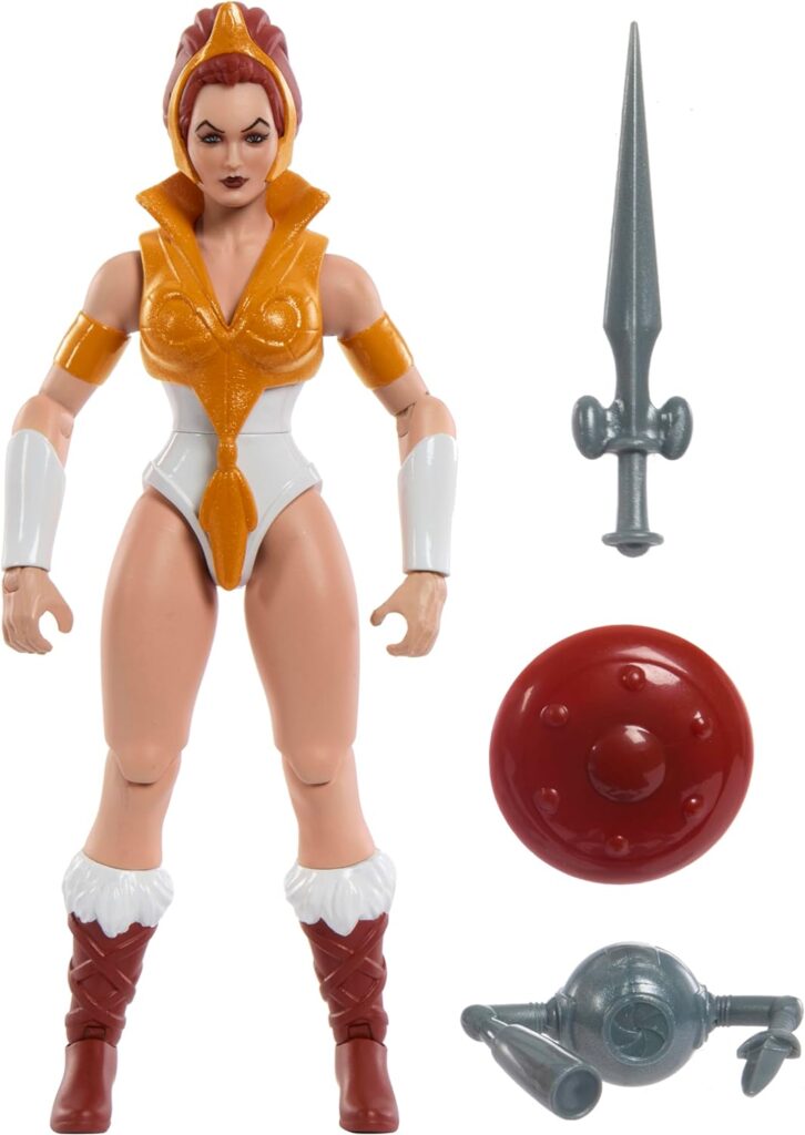 Masters of the Universe Origins Toy, Teela Cartoon Collection Action Figure, 5.5-inch MOTU Heroine, Accessories Mini-Comic Masters of the Universe Origins Toy, Teela Cartoon Collection Action Figure, 5.5-inch MOTU Heroine, Accessories Mini-Comic