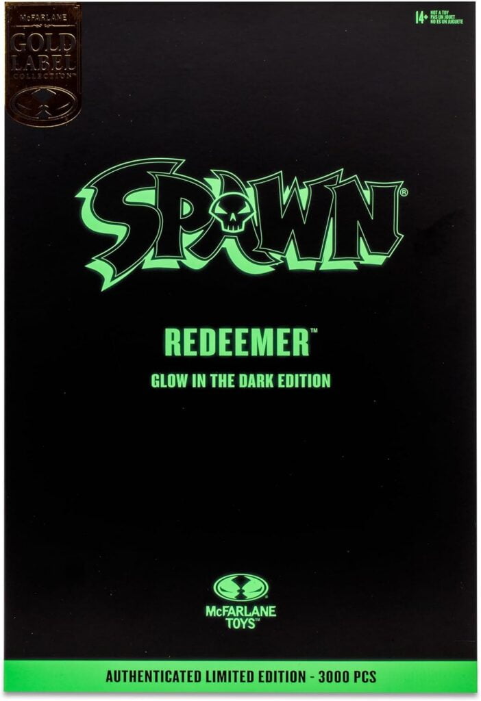 McFarlane Toys - Redeemer Glow in The Dark Edition, 7in Action Figure, Gold Label, Amazon Exclusive McFarlane Toys - Redeemer Glow in The Dark Edition, 7in Action Figure, Gold Label, Amazon Exclusive