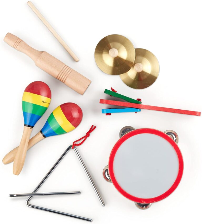 Melissa & Doug Band-in-a-Box Clap! Clang! Tap! 10-Piece Musical Instrument Set Review