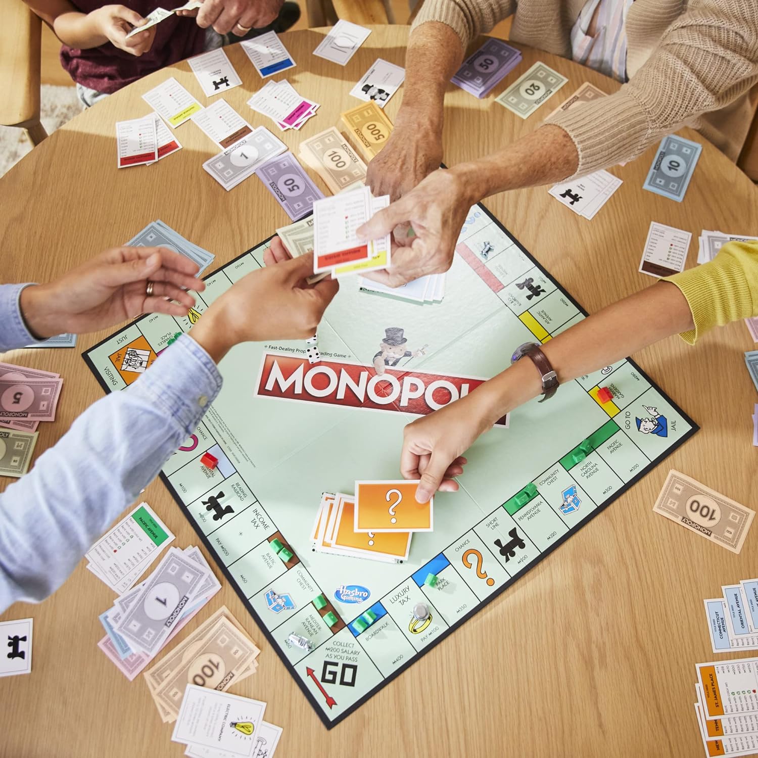Monopoly Game, Family Board Games for 2 to 6 Players Kids Ages 8 and Up, Includes 8 Tokens (Token Vote Edition) Monopoly Game, Family Board Games for 2 to 6 Players Kids Ages 8 and Up, Includes 8 Tokens (Token Vote Edition)