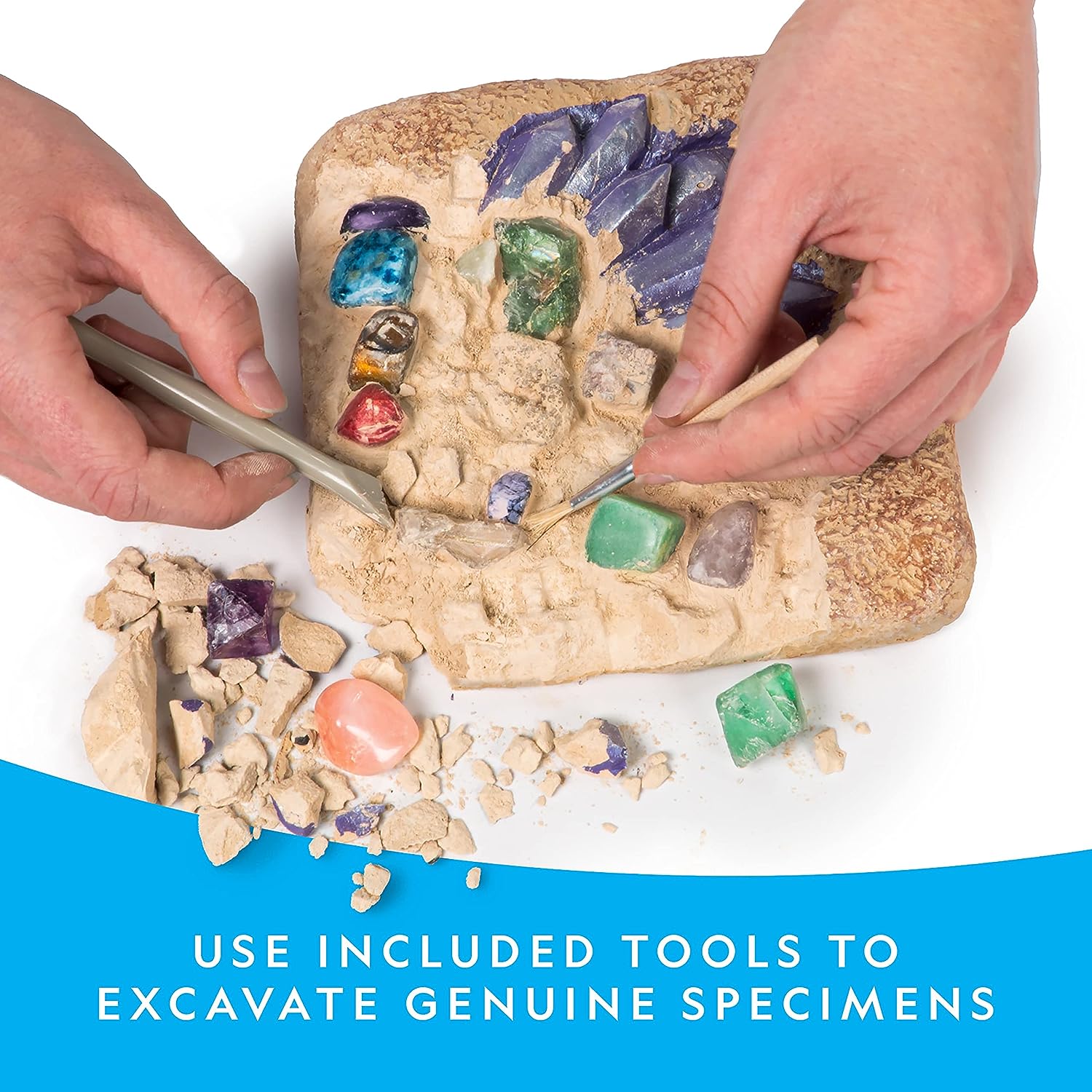 NATIONAL GEOGRAPHIC Mega Gemstone Dig Kit – Dig Up 15 Real Gemstones and Crystals, Science Kit for Kids, Gem Digging Kit, Gift for Girls and Boys, Mining Kit, Rock Collection (Amazon Exclusive) : Toys Games NATIONAL GEOGRAPHIC Mega Gemstone Dig Kit – Dig Up 15 Real Gemstones and Crystals, Science Kit for Kids, Gem Digging Kit, Gift for Girls and Boys, Mining Kit, Rock Collection (Amazon Exclusive) : Toys Games