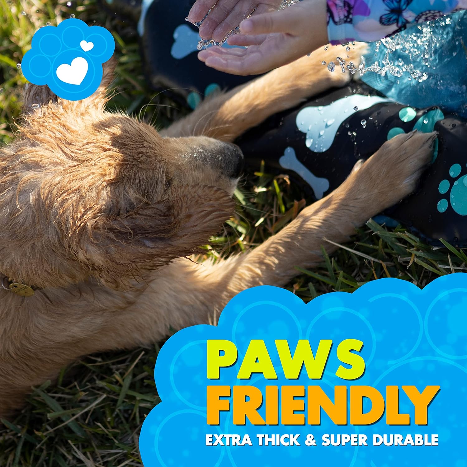 SplashEZ Non Slip Splash Pad for Kids and Dogs, 69’’ Extra Large Sprinkler Kids, Dog Water Summer Toys – Great Outdoor toys toddlers 1-3 ages 4-8 | Wading Pool Backyard SplashEZ Non Slip Splash Pad for Kids and Dogs, 69’’ Extra Large Sprinkler Kids, Dog Water Summer Toys – Great Outdoor toys toddlers 1-3 ages 4-8 | Wading Pool Backyard