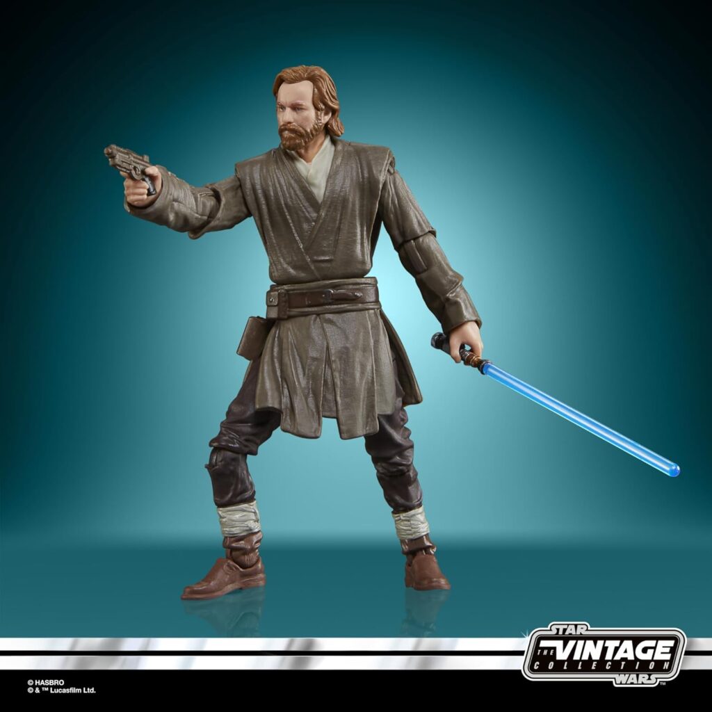 STAR WARS The Vintage Collection OBI-Wan Kenobi (Showdown) Darth Vader (Showdown), OBI-Wan Kenobi 3.75” Action Figures 2-Pack