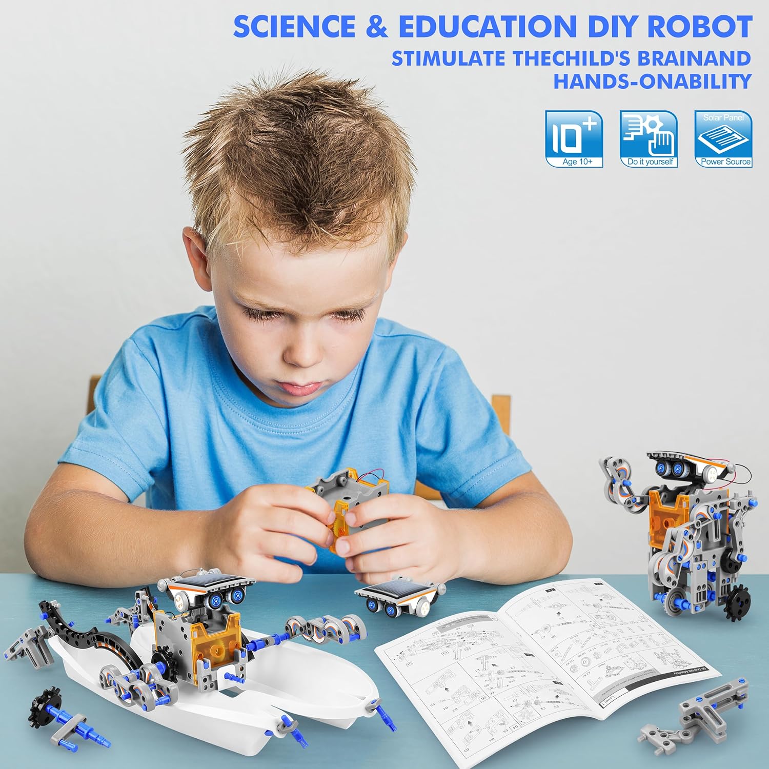 STEM Solar Power Robot Toy Review Play Puddles