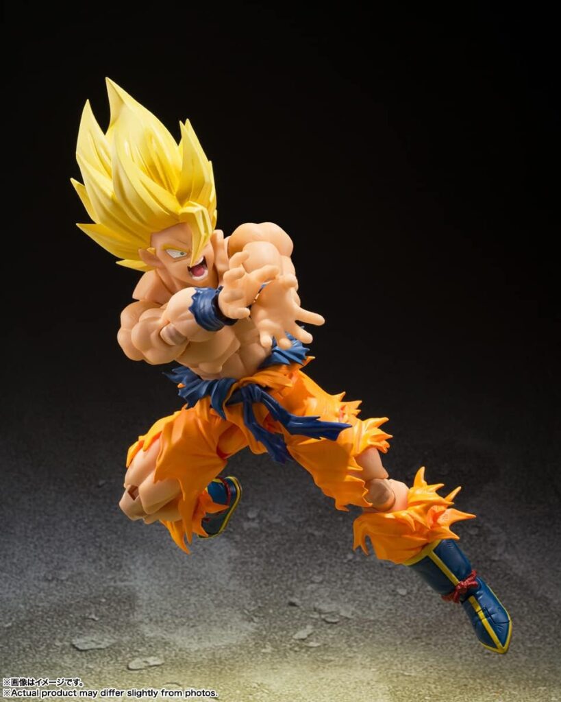 TAMASHII NATIONS - Super Saiyan Son Goku Legendary Super Saiyan Dragon Ball Z, S.H. Figuarts Action Figure