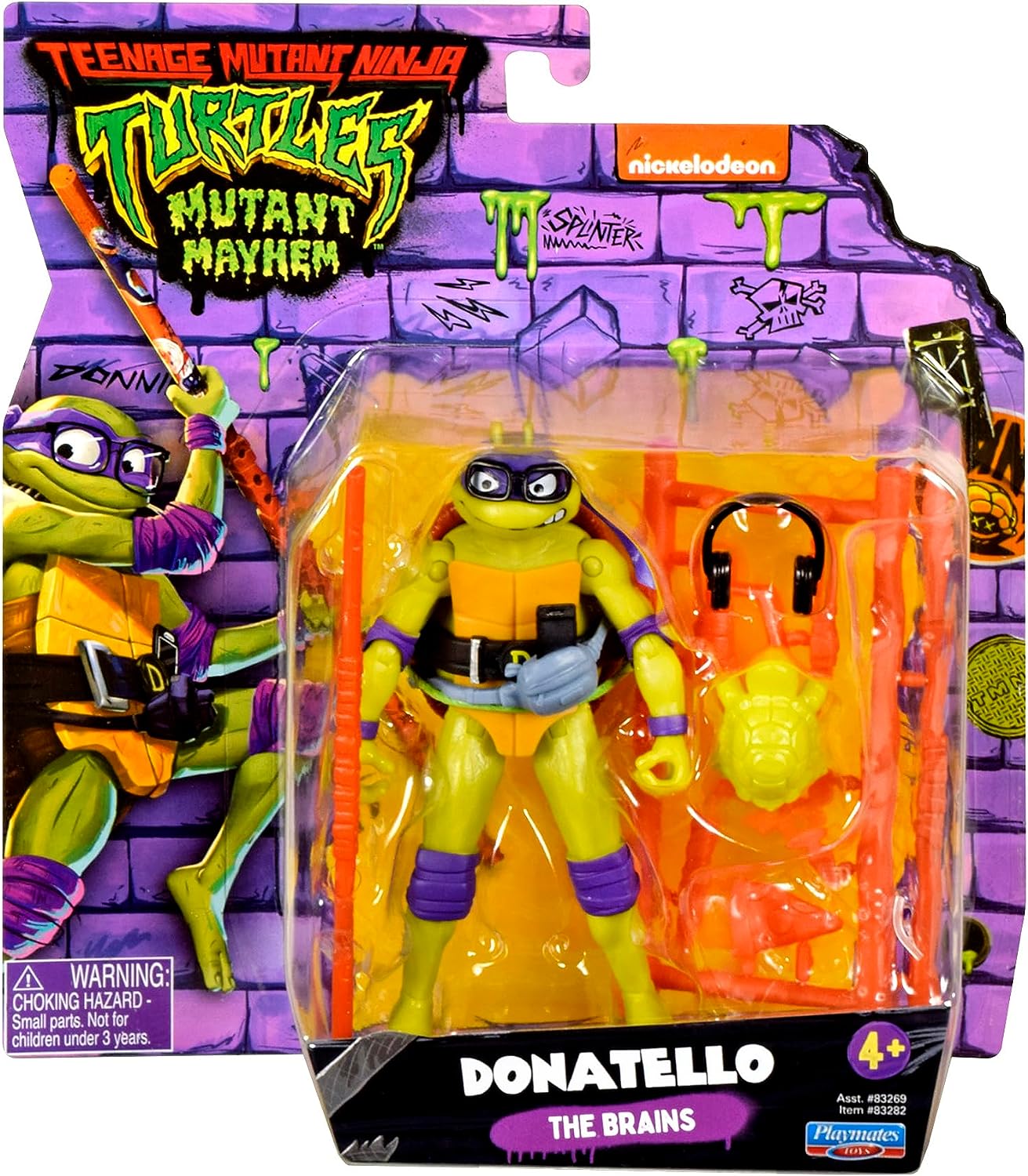 Teenage Mutant Ninja Turtles: Mutant Mayhem Basic Figure Turtle 4-Pack Bundle by Playmates Toys Teenage Mutant Ninja Turtles: Mutant Mayhem Basic Figure Turtle 4-Pack Bundle by Playmates Toys