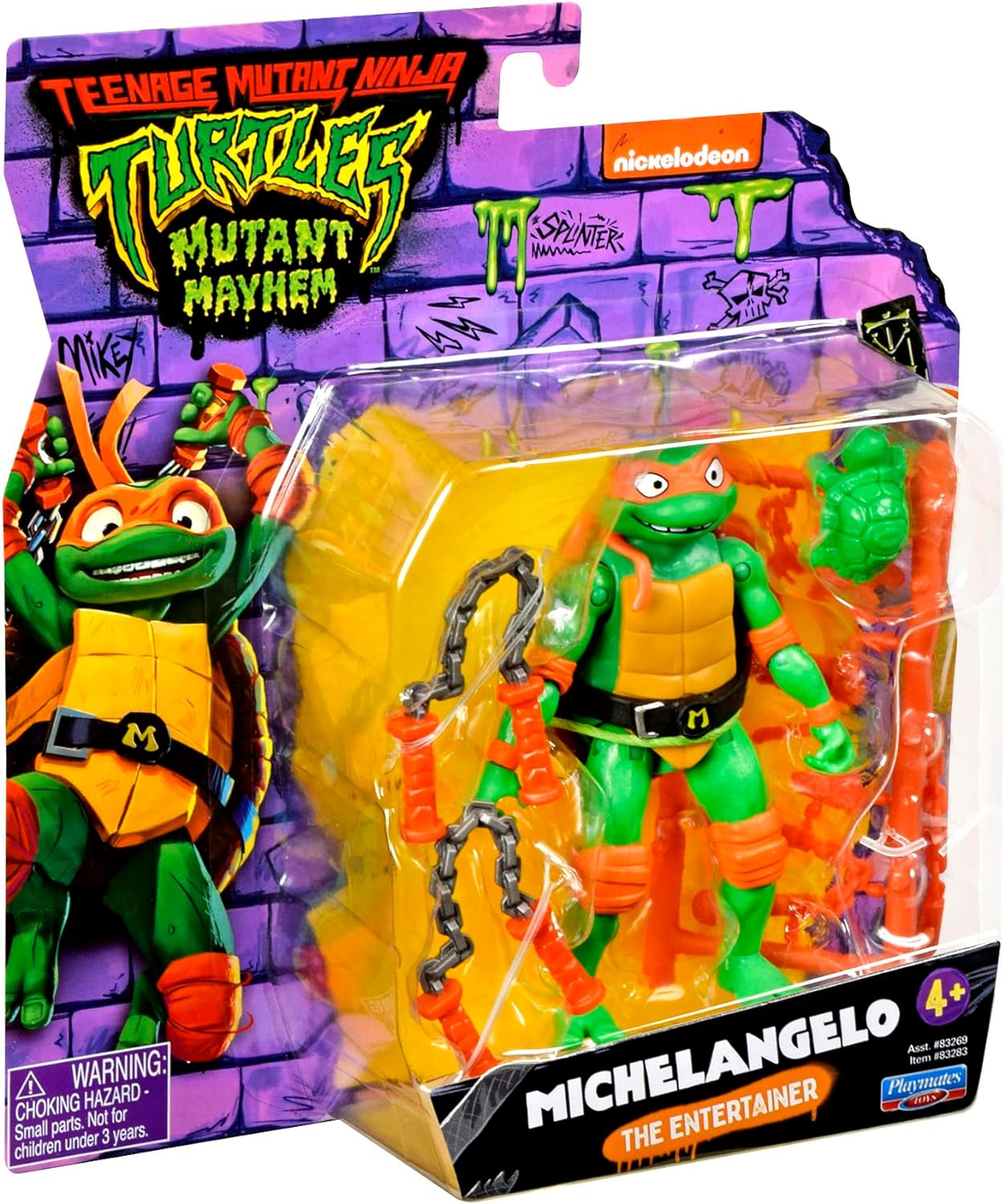 Teenage Mutant Ninja Turtles: Mutant Mayhem Basic Figure Turtle 4-Pack Bundle by Playmates Toys Teenage Mutant Ninja Turtles: Mutant Mayhem Basic Figure Turtle 4-Pack Bundle by Playmates Toys
