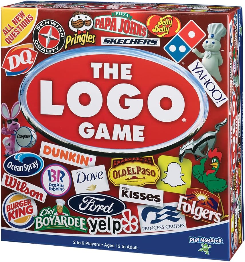 The Logo Game - The Game of Things You Know and Love! - Fun Party Game - Ages 12+ - 2-6 Players The Logo Game - The Game of Things You Know and Love! - Fun Party Game - Ages 12+ - 2-6 Players