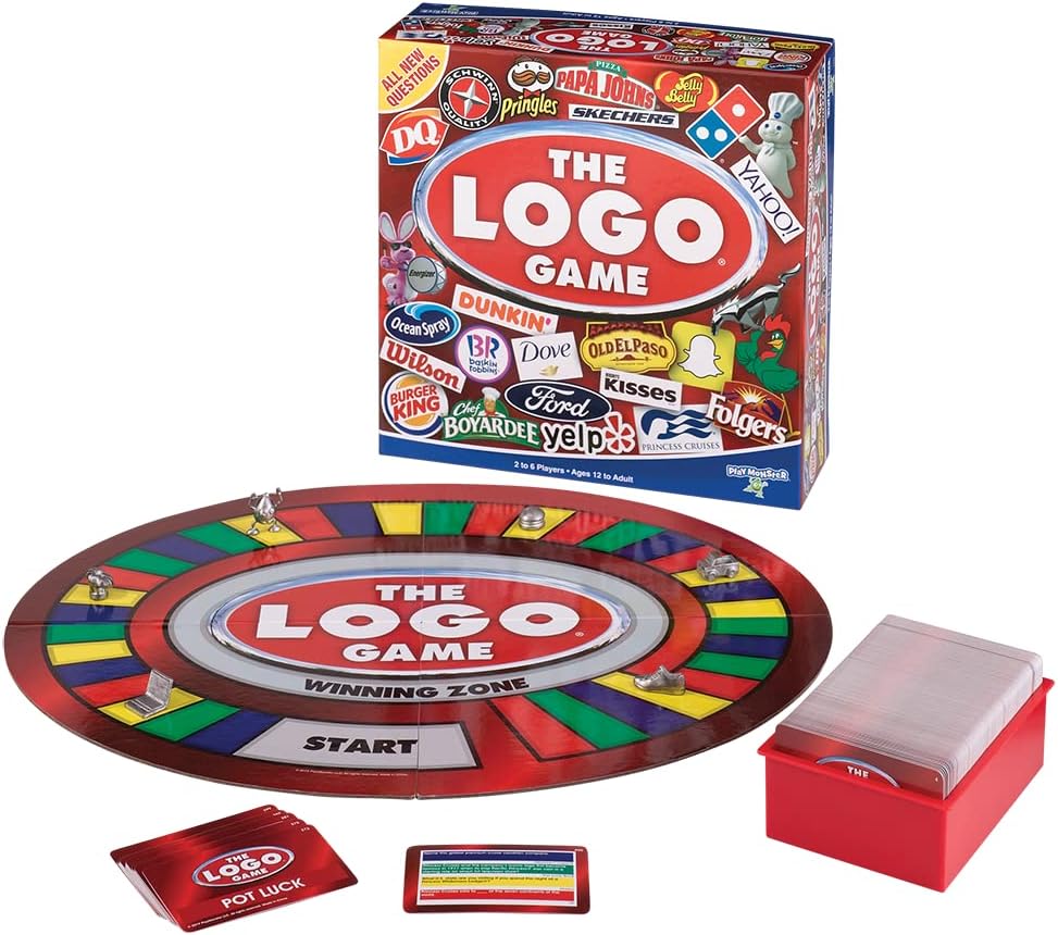 The Logo Game - The Game of Things You Know and Love! - Fun Party Game - Ages 12+ - 2-6 Players The Logo Game - The Game of Things You Know and Love! - Fun Party Game - Ages 12+ - 2-6 Players