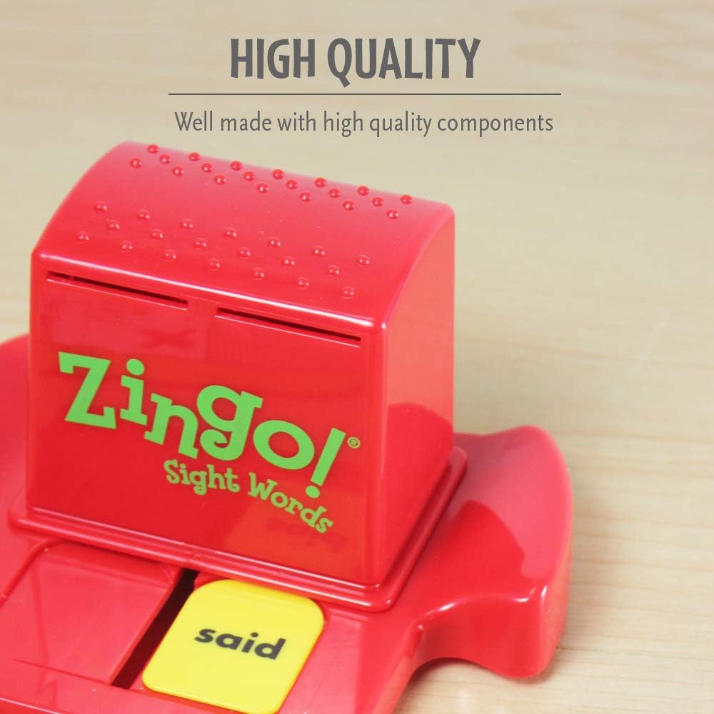 ThinkFun Zingo Sight Words Award Winning Early Reading Game for Pre-K to 2nd Grade - Toy of the Year Finalist, A Fun and Educational Game Developed by Educators for Boys and Girls, Multicolor : Toys Games ThinkFun Zingo Sight Words Award Winning Early Reading Game for Pre-K to 2nd Grade - Toy of the Year Finalist, A Fun and Educational Game Developed by Educators for Boys and Girls, Multicolor : Toys Games