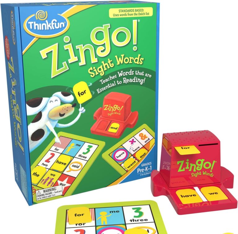 ThinkFun Zingo Sight Words Review
