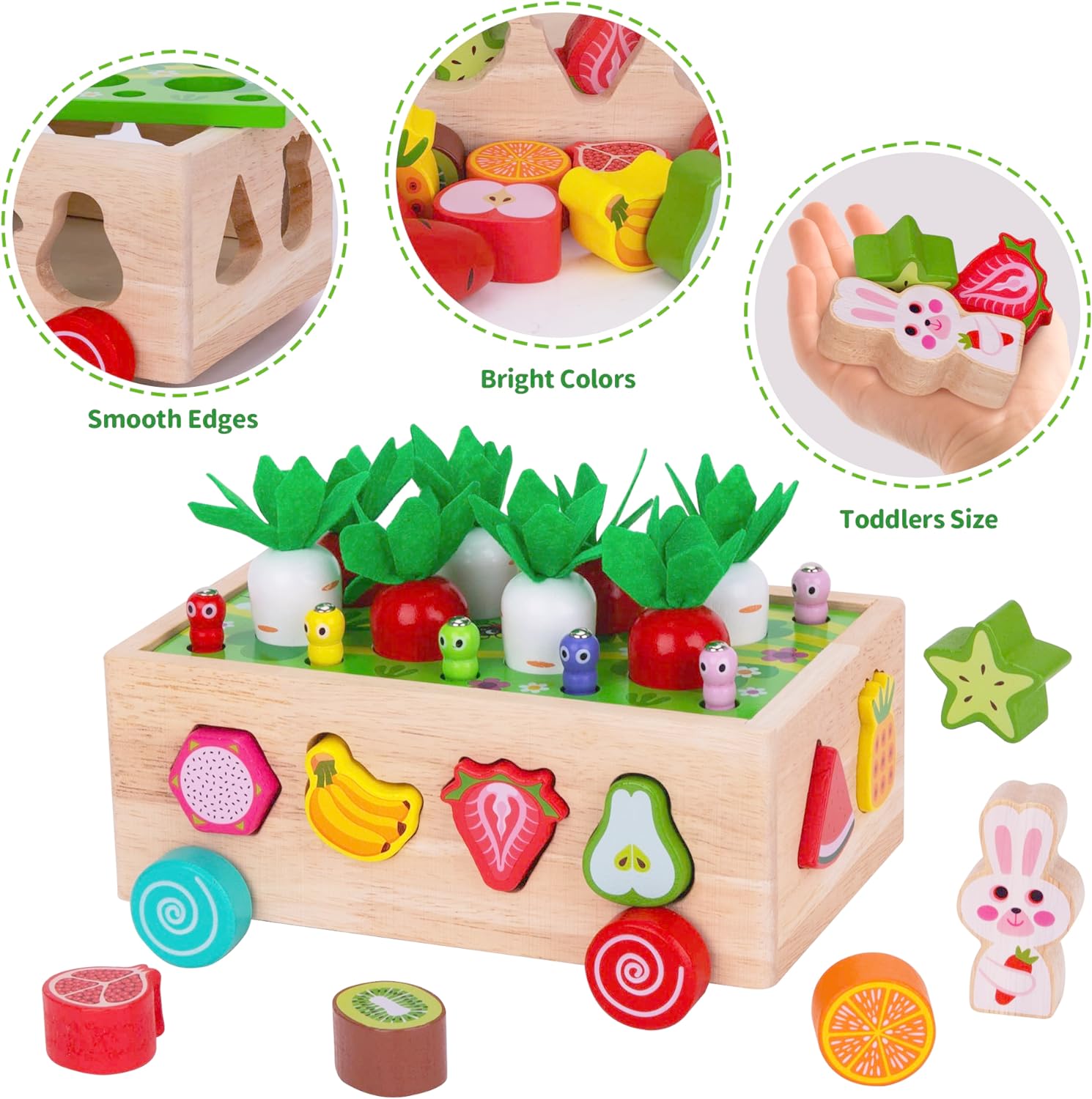 Toddlers Montessori Wooden Educational Toys for Baby Boys Girls Age 1 2 3 Year Old, Shape Sorting Toys Gifts for Kids 1-3, Wood Preschool Learning Fine Motor Skills Game : Toys Games Toddlers Montessori Wooden Educational Toys for Baby Boys Girls Age 1 2 3 Year Old, Shape Sorting Toys Gifts for Kids 1-3, Wood Preschool Learning Fine Motor Skills Game : Toys Games