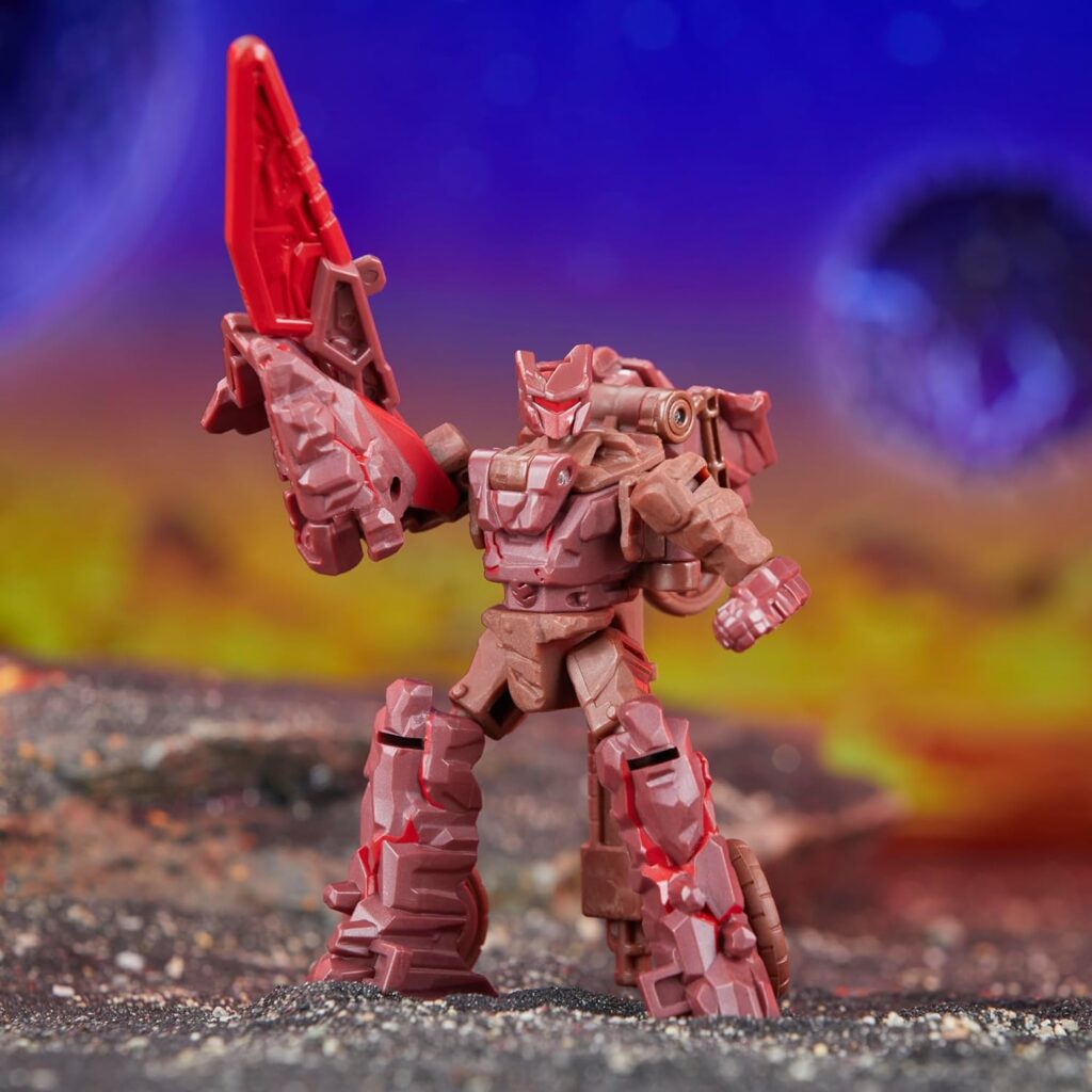 Transformers Legacy United Core Class Infernac Universe Bouldercrash, 3.5-Inch Converting Action Figure, 8+