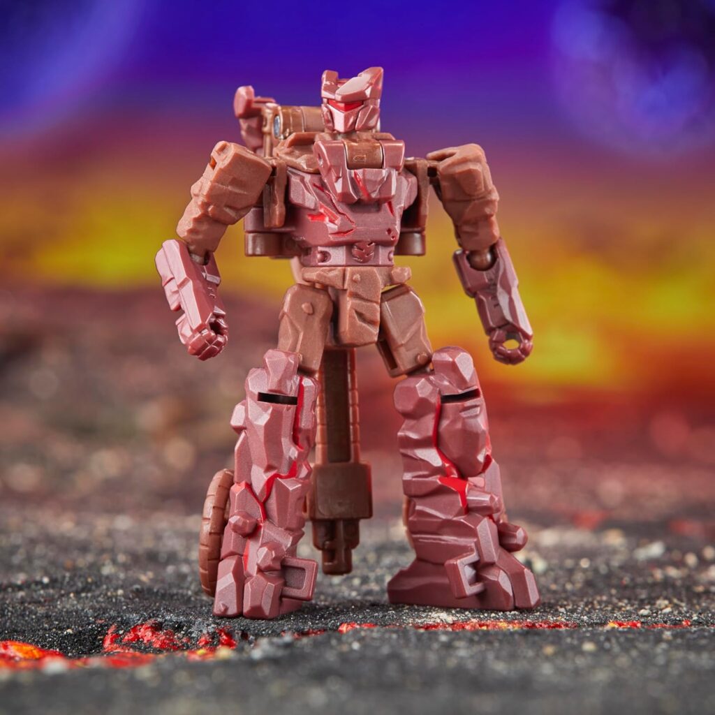 Transformers Legacy United Core Class Infernac Universe Bouldercrash, 3.5-Inch Converting Action Figure, 8+