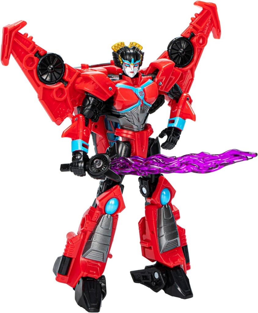 Transformers Legacy United Deluxe Class Cyberverse Universe Windblade, 5.5-Inch Converting Action Figure, 8+