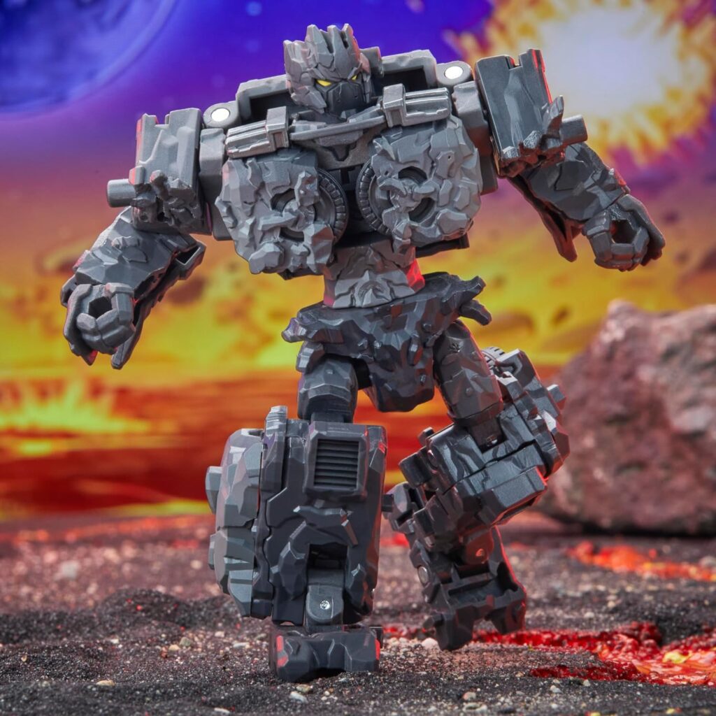 Transformers Legacy United Deluxe Class Infernac Universe Magneous, 5.5-Inch Converting Action Figure, 8+