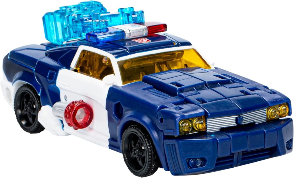 Transformers Legacy United Deluxe Class Rescue Bots Universe Autobot Chase, 5.5-inch Converting Action Figure, 8+